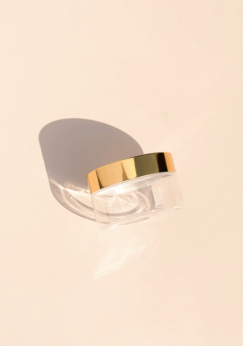 Fira PET Plastic Jar | Clear | Gold Cap