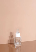 Princi Glass Bottle | Clear | Clear Rubber Dropper