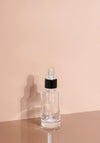 Princi Glass Bottle | Clear | Clear Rubber Dropper