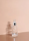 Princi Glass Bottle | Clear | Clear Rubber Dropper