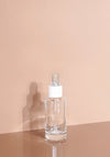 Princi Glass Bottle | Clear | Clear Rubber Dropper