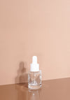Princi Glass Bottle | Clear | White Rubber Dropper