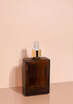 Lily Glass Bottle | Amber | Clear Rubber Dropper