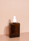 Lily Glass Bottle | Amber | White Rubber Dropper