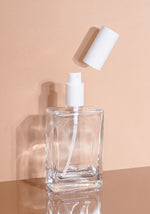 Lily Glass Bottle | Clear | Spray Cap