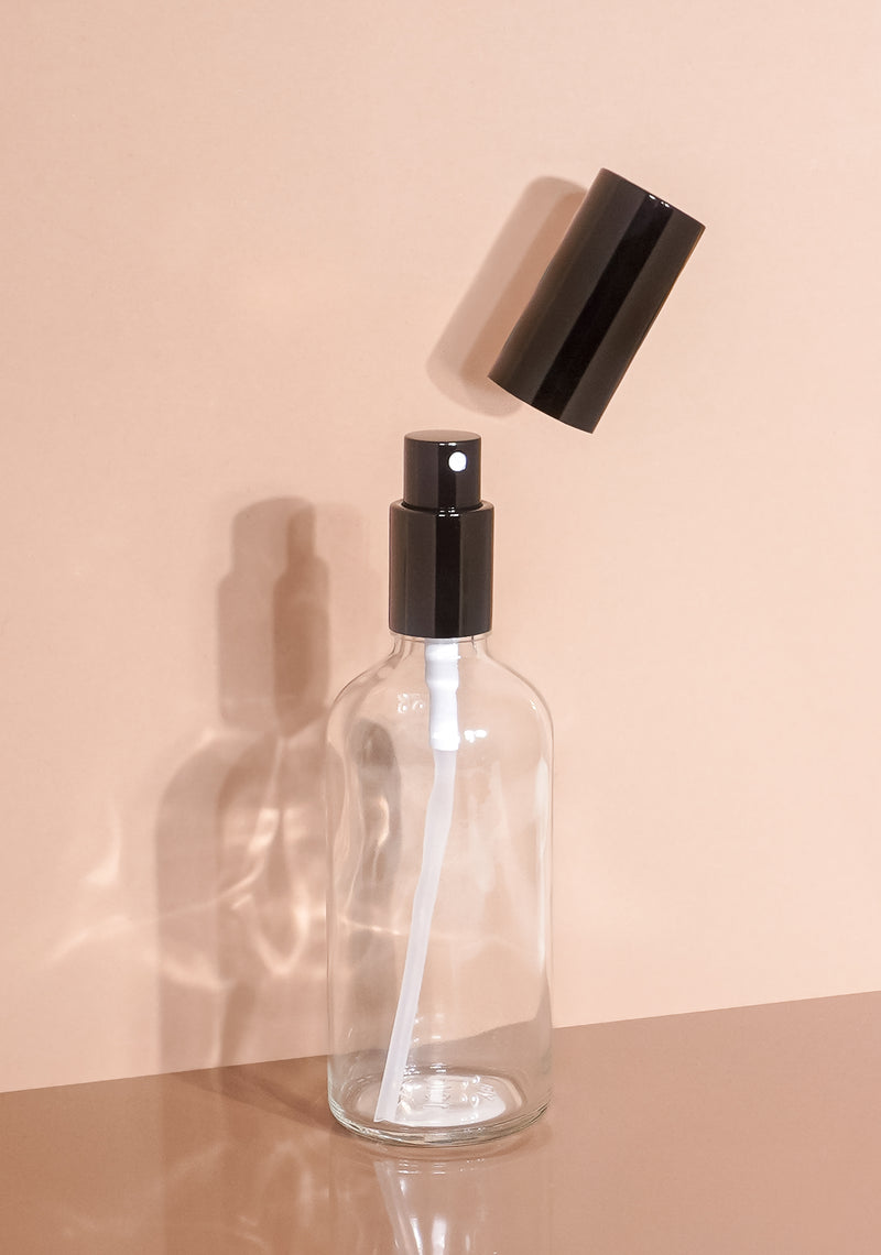Cole Glass Bottle | Clear | Spray Cap