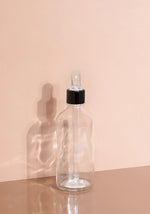 Cole Glass Bottle | Clear | Clear Rubber Dropper