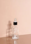 Cole Glass Bottle | Clear | Clear Rubber Dropper