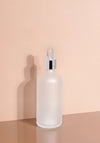 Cole Glass Bottle | Frost | Clear Rubber Dropper