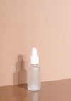 Cole Glass Bottle | Frost | White Rubber Dropper
